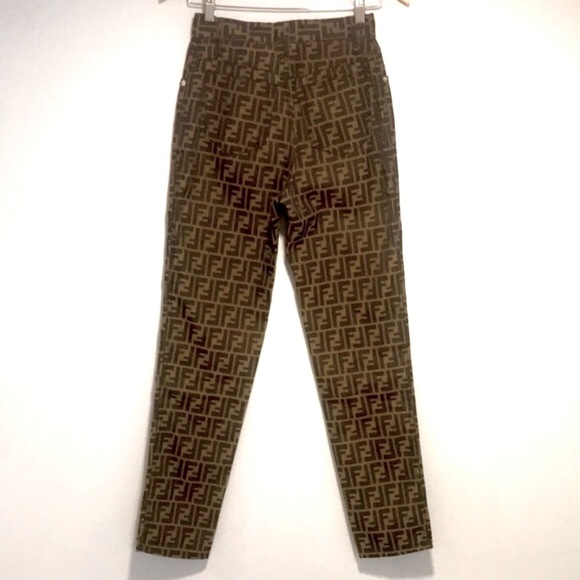 Fendi Monogram High Waisted Pants - Picture 3 of 9